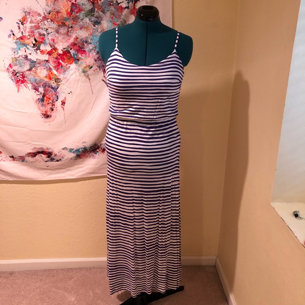 Striped Maxi